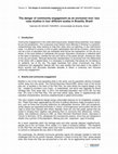 Research paper thumbnail of The danger of community engagement as an exclusion tool: four case studies in four different scales in Brasilia, Brazil