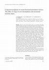 Research paper thumbnail of Long-term prognosis of crown-fractured permanent incisors. The effect of stage of root development and associated luxation injury