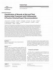 Research paper thumbnail of Classification of Wounds at Risk and Their Antimicrobial Treatment with Polihexanide: A Practice-Oriented Expert Recommendation