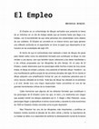 Research paper thumbnail of El Empleo / The Employment