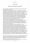 Research paper thumbnail of Spazi reali e spazi fantastici in Lighea. OBLIO, Osservatorio bibliografico della letteratura italiana, V, 17, 2015, pp. 12-19.