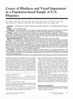 Research paper thumbnail of Causes of blindness and visual impairment in a population-based sample of U.S. Hispanics