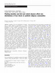 Research paper thumbnail of Planting densities and bird and rodent absence affect size distributions of four dicots in synthetic tallgrass communities