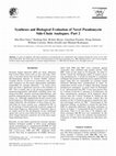 Research paper thumbnail of Syntheses and biological evaluation of novel pseudomycin side-chain analogues. Part 2