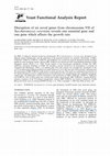 Research paper thumbnail of Disruption of six novel genes from chromosome VII ofSaccharomyces cerevisiae reveals one essential gene and one gene which affects the growth rate