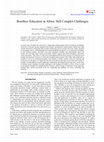 Research paper thumbnail of Bioethics Education in Africa: Still Complex Challenges