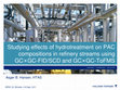 Research paper thumbnail of Studying effects of hydrotreatment on PAC compositions in refinery streams using GC×GC-FID/SCD and GC×GC-ToFMS