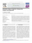 Research paper thumbnail of Renewable energy in Argentina: Energy policy analysis and perspectives