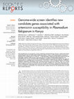 Research paper thumbnail of Genome-wide screen identifies new candidate genes associated with artemisinin susceptibility in Plasmodium falciparum in Kenya