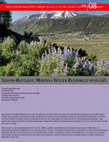 Research paper thumbnail of Saving Red Lady: Mapping Water Resources in Crested Butte, Colorado