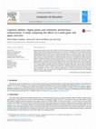 Research paper thumbnail of Cognitive abilities, digital games and arithmetic performance enhancement: A study comparing the effects of a math game and paper exercises