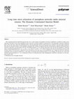 Research paper thumbnail of Long time stress relaxation of amorphous networks under uniaxial tension: The Dynamic Constrained Junction Model