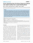 Research paper thumbnail of Factors Regulating Early Life History Dispersal of Atlantic Cod (Gadus morhua) from Coastal Newfoundland