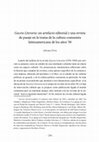 Research paper thumbnail of Gaceta Literaria: un artefacto editorial y una revista de pasaje en la trama de la cultura comunista latinoamericana de los años '50