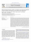 Research paper thumbnail of Model and field observations of effects of circulation on the timing and magnitude of nitrate utilization and production on the northern Gulf of Alaska shelf