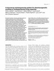 Research paper thumbnail of A microarray minisequencing system for pharmacogenetic profiling of antihypertensive drug response