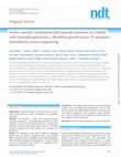 Research paper thumbnail of Severe vascular calcification and tumoral calcinosis in a family with hyperphosphatemia: a fibroblast growth factor 23 mutation identified by exome sequencing