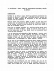 Research paper thumbnail of LA AUTÉNTICA Y ÚNICA CUNA DEL ASSOCIATION FOOTBALL INGLÉS EN MÉXICO