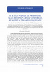 Research paper thumbnail of IL D. LGS. 91/2012 E LE MODIFICHE ALLA DISCIPLINA DELL’ASSEMBLEA DI SOCIETA’ PER AZIONI QUOTATE