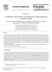 Research paper thumbnail of Confirmatory Factor Analysis of the University Student Depression Inventory (USDI)