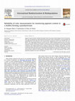 Research paper thumbnail of Reliability of color measurements for monitoring pigment content in a biofilm-forming cyanobacterium