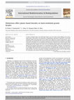 Research paper thumbnail of Deleterious effect plastic-based biocides on back-ventilated granite facades