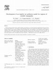 Research paper thumbnail of Development of an implicit air pollution model for regions of variable topography