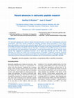 Research paper thumbnail of Recent advances in natriuretic peptide research