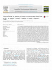 Research paper thumbnail of Factors affecting the sorption of cesium in a nutrient-poor boreal bog