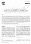 Research paper thumbnail of Bioactive glass coatings with hydroxyapatite and Bioglass (registered) particles on Ti-based implants. 1. Processing