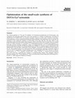 Research paper thumbnail of Optimization of the small-scale synthesis of DOTA-Tyr3-octreotide