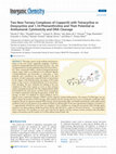 Research paper thumbnail of Two new ternary complexes of copper(II) with tetracycline or doxycycline and 1,10-phenanthroline and their potential as antitumoral: cytotoxicity and DNA cleavage