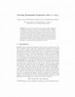 Research paper thumbnail of Proving Termination Properties with mu-term