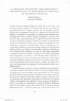 Research paper thumbnail of La belleza de pensar. Imposibilidad y metafísica en el pensamiento poético de Eduardo Anguita