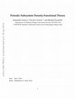 Research paper thumbnail of Periodic subsystem density-functional theory