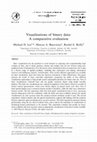 Research paper thumbnail of Visualizations ofbinary data: A comparative evaluation