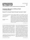 Research paper thumbnail of Endodontic Microflora of Different Teeth in the Same Mouth