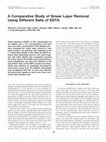 Research paper thumbnail of A Comparative Study of the Smear Layer Removal Using Scanning Electronic Microscopy and Atomic Force Microscopy