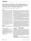 Research paper thumbnail of Quantification of Endotoxins and Cultivable Bacteria in Root Canal Infection before and after Chemomechanical Preparation with 2.5% Sodium Hypochlorite