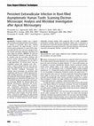 Research paper thumbnail of Persistent Extraradicular Infection in Root-Filled Asymptomatic Human Tooth: Scanning Electron Microscopic Analysis and Microbial Investigation After Apical Microsurgery