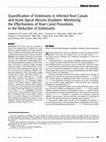 Research paper thumbnail of Quantification of Endotoxins in Infected Root Canals and Acute Apical Abscess Exudates: Monitoring the Effectiveness of Root Canal Procedures in the Reduction of Endotoxins