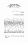 Research paper thumbnail of Teoria del valore e ricostruzione dialettica. H.G. Backhaus e la critica dell'economia politica