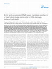 Research paper thumbnail of Bcl-2 and accelerated DNA repair mediates resistance of hair follicle bulge stem cells to DNA-damage-induced cell death