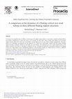 Research paper thumbnail of A Comparison on the Dynamics of a Floating Vertical Axis Wind Turbine on Three Different Floating Support Structures