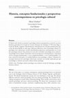 Research paper thumbnail of Historia, conceptos fundacionales y perspectivas contemporáneas en psicologìa cultural