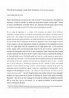 Research paper thumbnail of The will of the people in post-truth times. Notes on the current situation