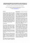 Research paper thumbnail of Comparison Between Two Bathymetric Survey Methods to Estimate Sediment Acumulation in the Lobo SHP Reservoir