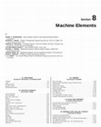 Research paper thumbnail of Section 8 Machine Elements