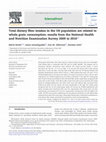 Research paper thumbnail of Total dietary fiber intakes in the US population are related to whole grain consumption: results from the National Health and Nutrition Examination Survey 2009 to 2010