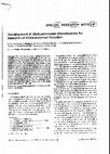 Research paper thumbnail of Development of bioluminescent bioindicators for analysis of environmental pollution